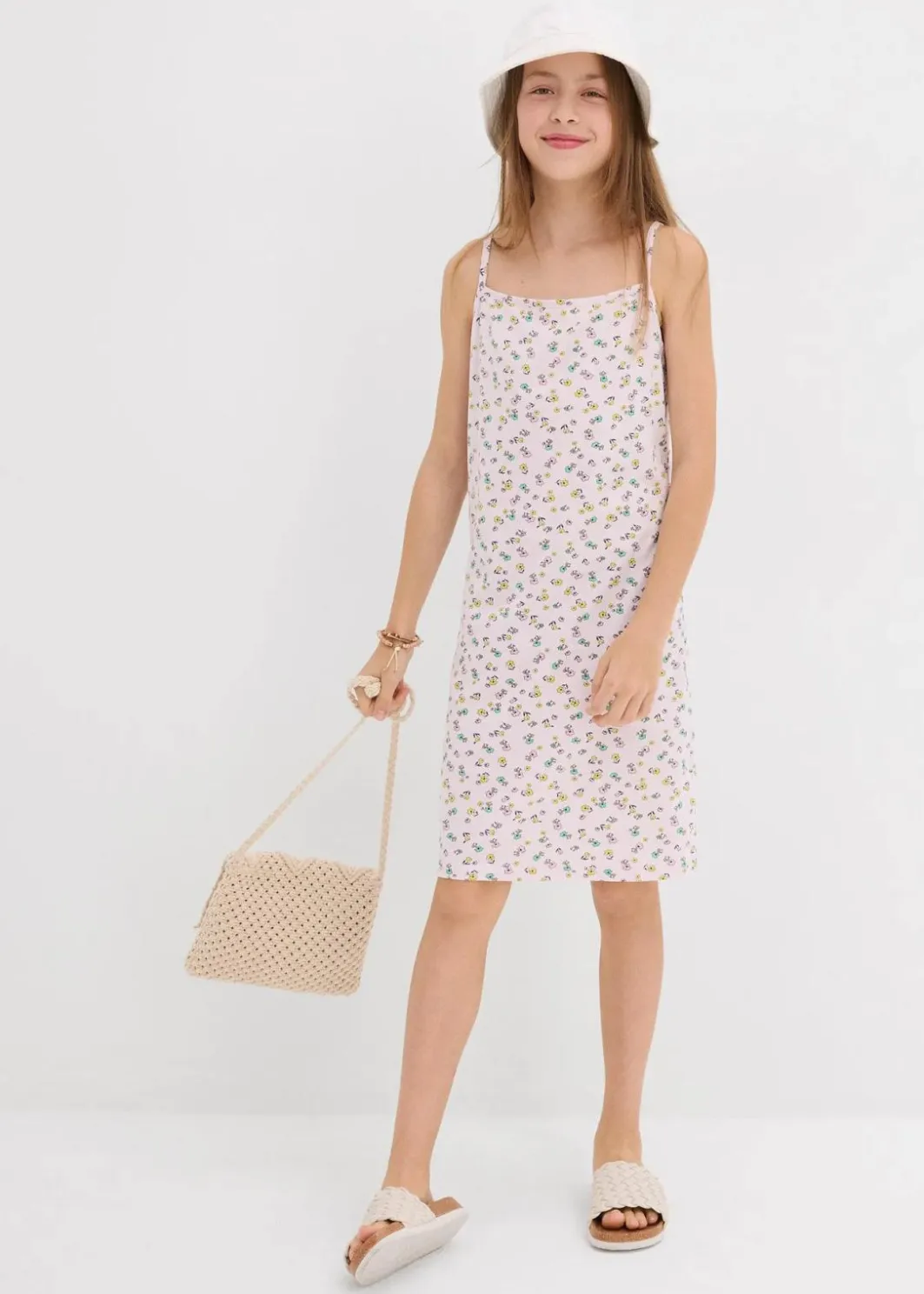Hot Jerseykleid (2er Pack) aus elastischem Baumwoll-Mix Kinder Mädchen 9-16 Jahre·Mehrfachpacks|Mädchen 9-16 Jahre·Kleider & Jumpsuits