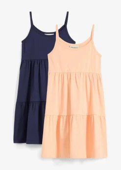 Discount Jerseykleid (2er Pack) aus reiner Bio-Baumwolle Kinder Mädchen 2-8 Jahre·Nachhaltigere Materialien|Mädchen 9-16 Jahre·Nachhaltigere Materialien