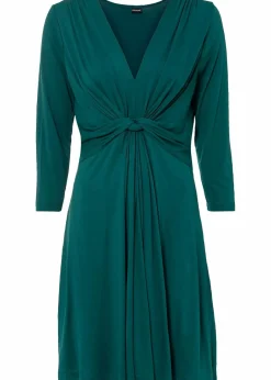 Damen bonprix Bekleidung·Pullover & Strickjacken|Nachhaltigere Materialien|Jerseykleid in fließendem Viskose-Mix