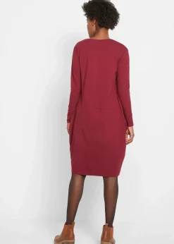 Damen bonprix Kleider|Bekleidung·Pullover & Strickjacken|Jerseykleid in O-Shape