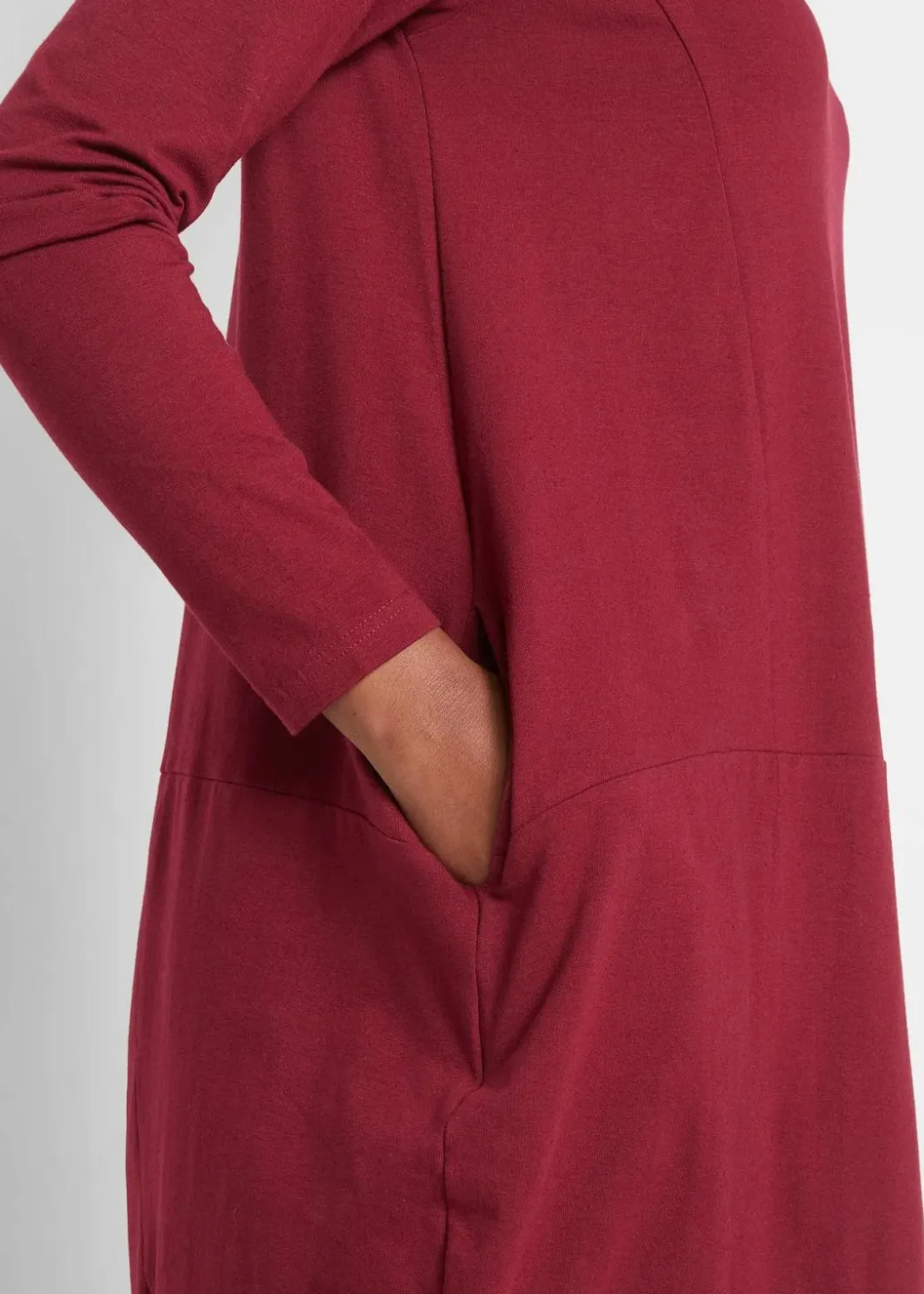Damen bonprix Kleider|Bekleidung·Pullover & Strickjacken|Jerseykleid in O-Shape