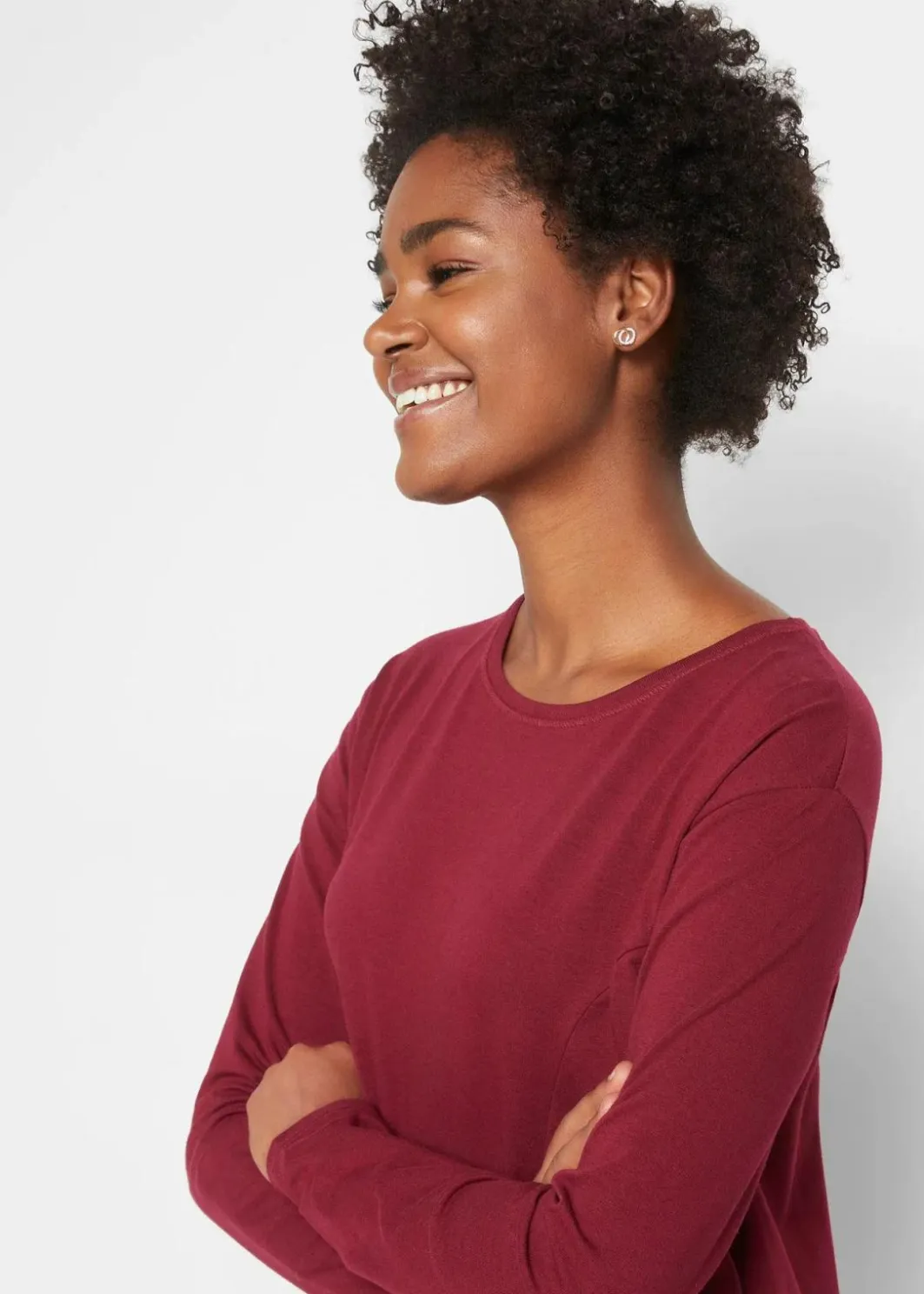 Damen bonprix Kleider|Bekleidung·Pullover & Strickjacken|Jerseykleid in O-Shape