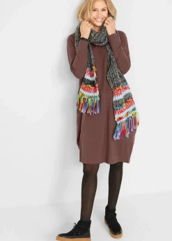 Jerseykleid in O-Shape Damen Kleider|Bekleidung·Pullover & Strickjacken