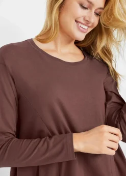 Jerseykleid in O-Shape Damen Kleider|Bekleidung·Pullover & Strickjacken