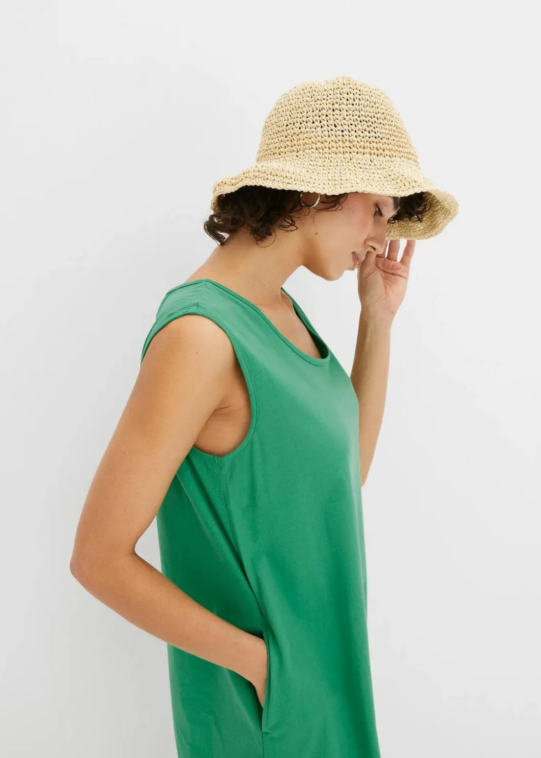 Damen bonprix Nachhaltigere Materialien|Kleider|Jerseykleid mit reiner Bio-Baumwolle