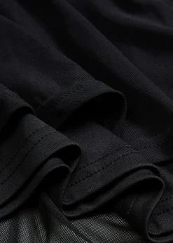 Sale Jerseykleid mit Mesh Damen Bekleidung·Pullover & Strickjacken|Kleider