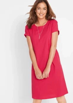 Damen bonprix Kleider|Basics|Jerseykleid mit reiner Bio-Baumwolle