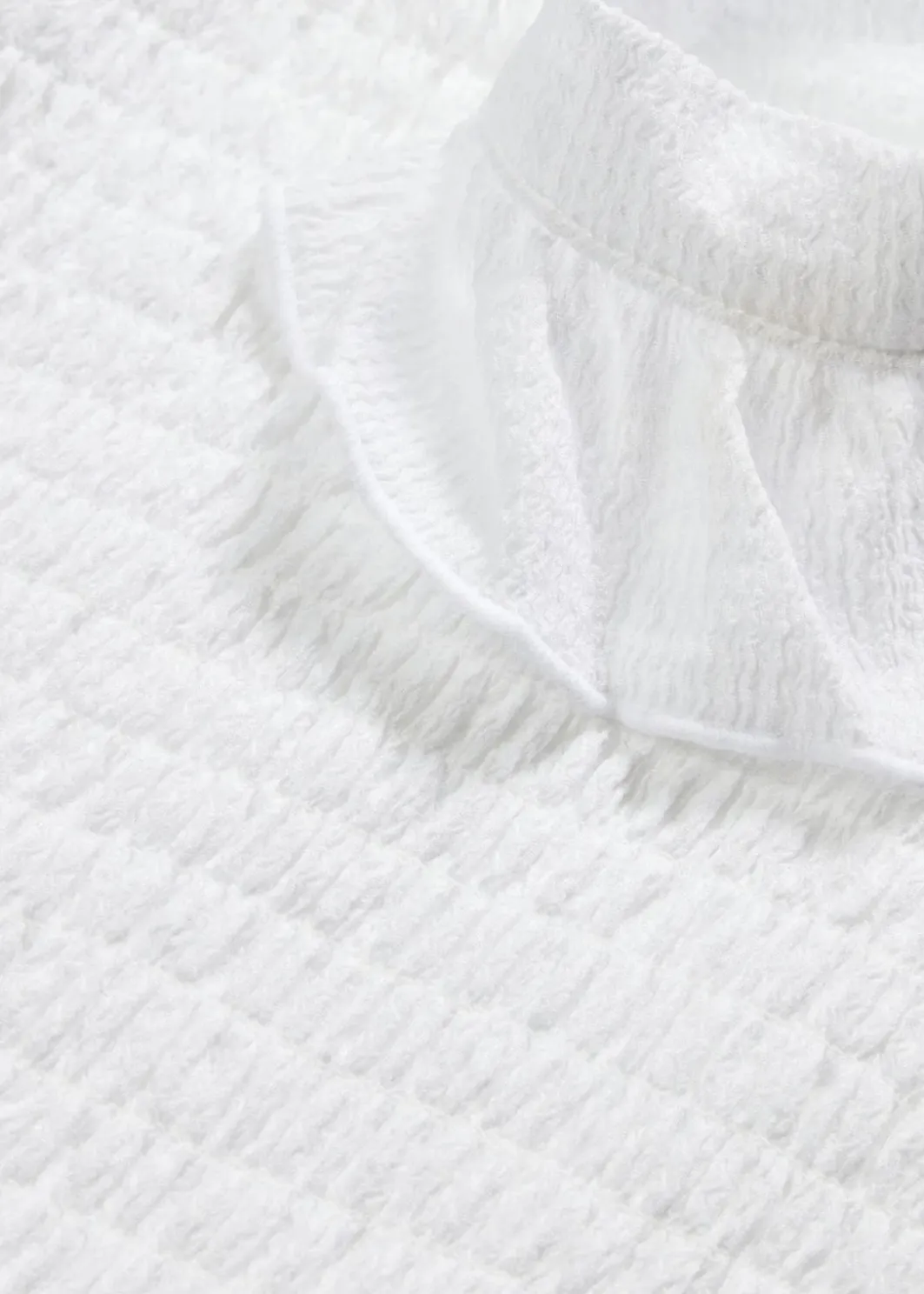 Hot Jerseykleid mit Smok-Detail Damen Bekleidung·Pullover & Strickjacken|Kleider