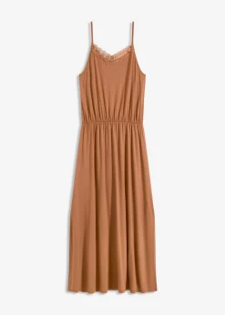 Outlet Jerseykleid mit Spitze Damen Bekleidung·Pullover & Strickjacken|Kleider
