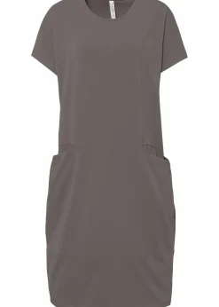 New Jerseykleid mit Taschen Damen Bekleidung·Pullover & Strickjacken|Kleider