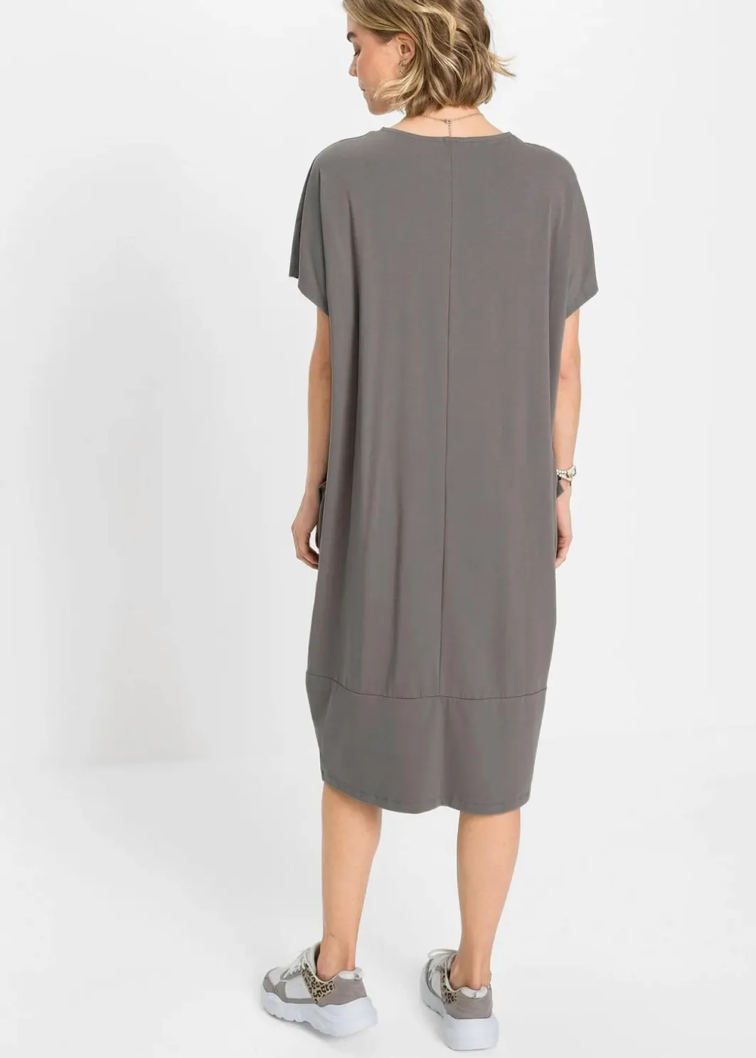 New Jerseykleid mit Taschen Damen Bekleidung·Pullover & Strickjacken|Kleider
