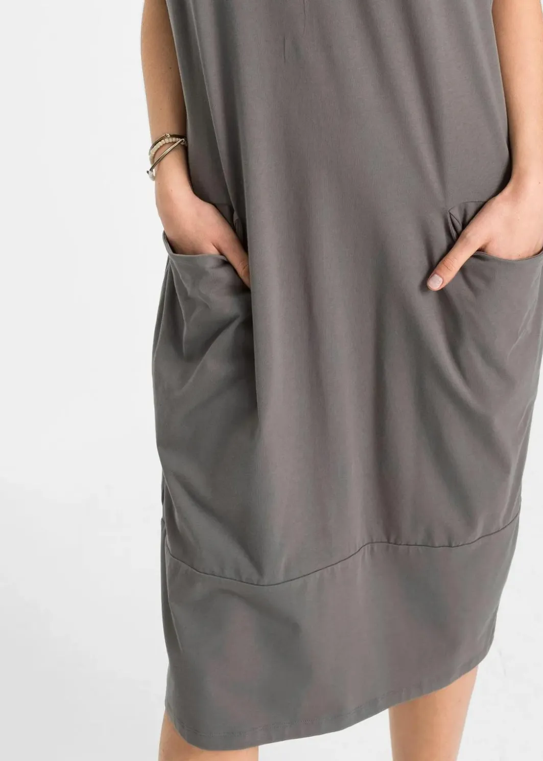 New Jerseykleid mit Taschen Damen Bekleidung·Pullover & Strickjacken|Kleider