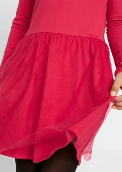 Kinder bonprix Mädchen 9-16 Jahre·Kleider & Jumpsuits|Mädchen 2-8 Jahre·Nachhaltigere Materialien|Jerseykleid mit Tüll
