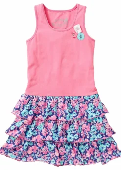 Kinder bonprix Mädchen 9-16 Jahre·Kleider & Jumpsuits|Mädchen 2-8 Jahre·Nachhaltigere Materialien|Jerseykleid mit Volant