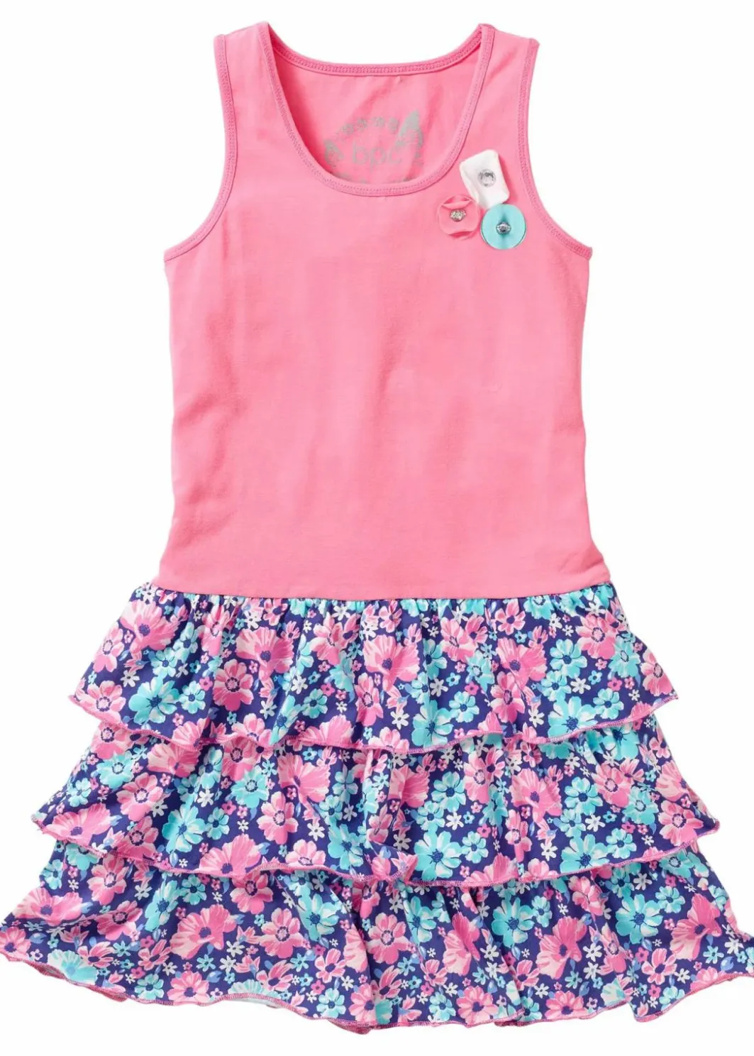 Kinder bonprix Mädchen 9-16 Jahre·Kleider & Jumpsuits|Mädchen 2-8 Jahre·Nachhaltigere Materialien|Jerseykleid mit Volant