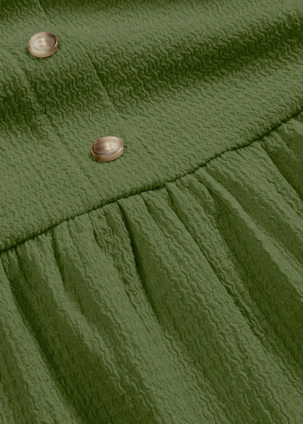 Jersey-Kleid mit Volants und dekorativer Knopfleiste Damen Bekleidung·Pullover & Strickjacken|Kleider