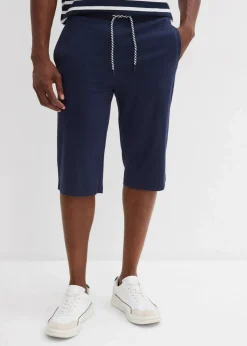 Herren bonprix Große Größen|Shorts|Jersey-Longshorts aus reiner Bio-Baumwolle (2er Pack)