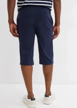 Herren bonprix Große Größen|Shorts|Jersey-Longshorts aus reiner Bio-Baumwolle (2er Pack)