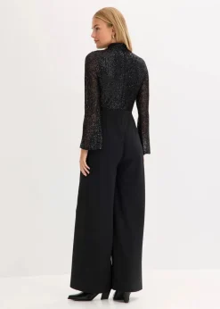 Sale Jersey-Overall mit Pailletten Damen Bekleidung·Homewear|Jumpsuits