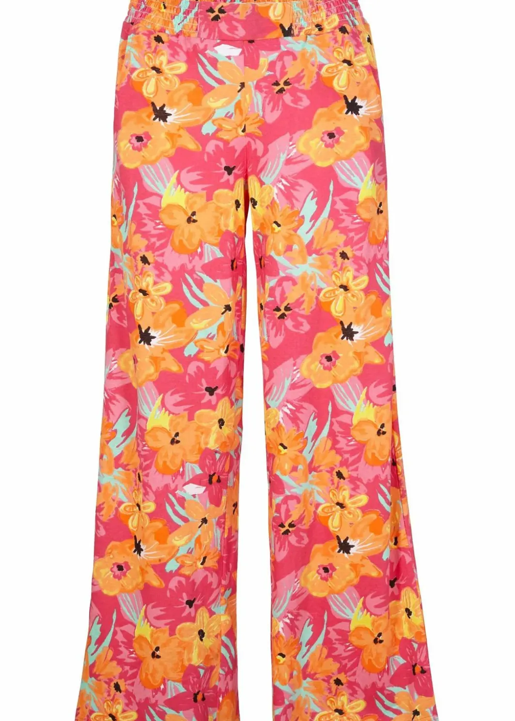 Damen bonprix Bekleidung·Kleider|Hosen|Jersey-Palazzohose aus softem Viskose-Mix