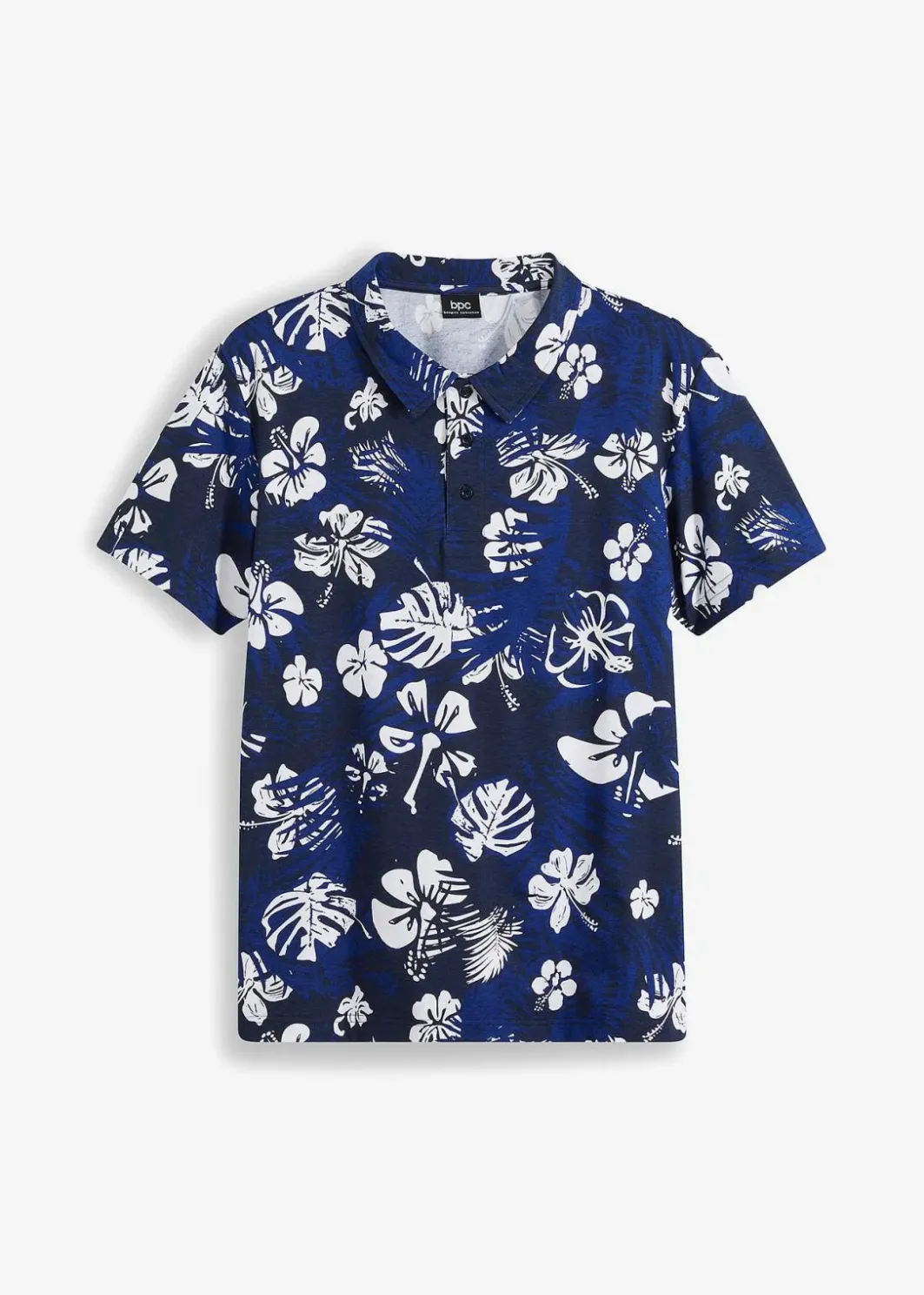 Herren bonprix Große Größen|Shirts & Polos|Jersey-Poloshirt aus reiner Bio-Baumwolle
