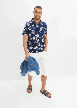Herren bonprix Große Größen|Shirts & Polos|Jersey-Poloshirt aus reiner Bio-Baumwolle