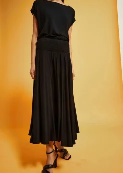 Damen bonprix Röcke|Nachhaltigere Materialien|Jersey-Rock aus fließender Viskose