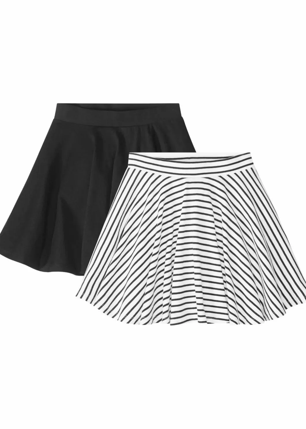 New Jersey-Rock aus reiner Bio-Baumwolle (2er Pack) Kinder Mädchen 9-16 Jahre·Mehrfachpacks|Mädchen 2-8 Jahre·Nachhaltigere Materialien