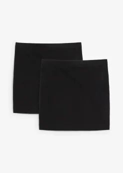 Online Jersey-Rock aus reiner Bio-Baumwolle mit Stretch (2er Pack) Damen Bekleidung·Röcke|Bekleidung·Sportbekleidung