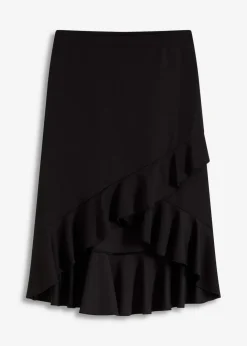 Damen bonprix Bekleidung·Sportbekleidung|Röcke|Jersey-Rock mit Volants