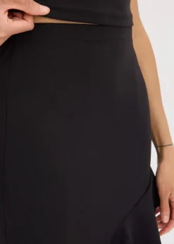 Damen bonprix Bekleidung·Sportbekleidung|Röcke|Jersey-Rock mit Volants