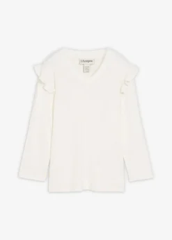 Damen bonprix Nachhaltigere Materialien|Shirts & Tops|Jersey-Shirt aus Baumwollmix