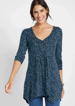 Damen bonprix Shirts & Tops|Nachhaltigere Materialien|Jersey-Shirt aus Viskose-Mix
