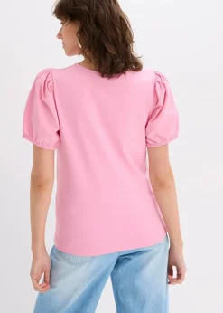 Clearance Jerseyshirt mit Ärmeln aus Baumwollpopeline Damen Shirts & Tops