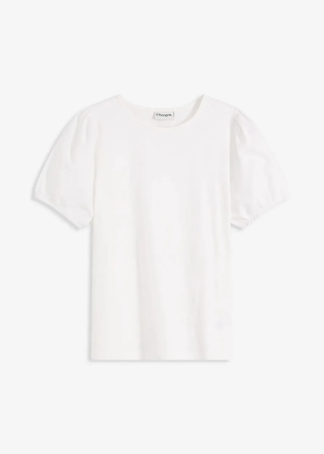 Damen bonprix Shirts & Tops|Jerseyshirt mit Ärmeln aus Baumwollpopeline