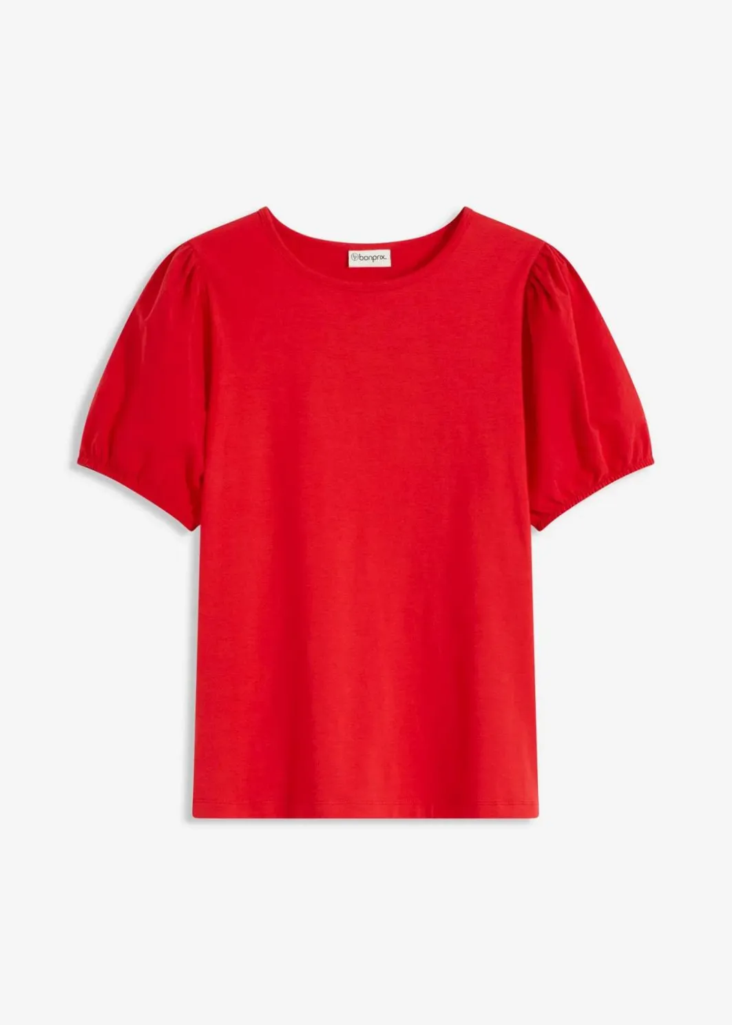 Damen bonprix Shirts & Tops|Jerseyshirt mit Ärmeln aus Baumwollpopeline
