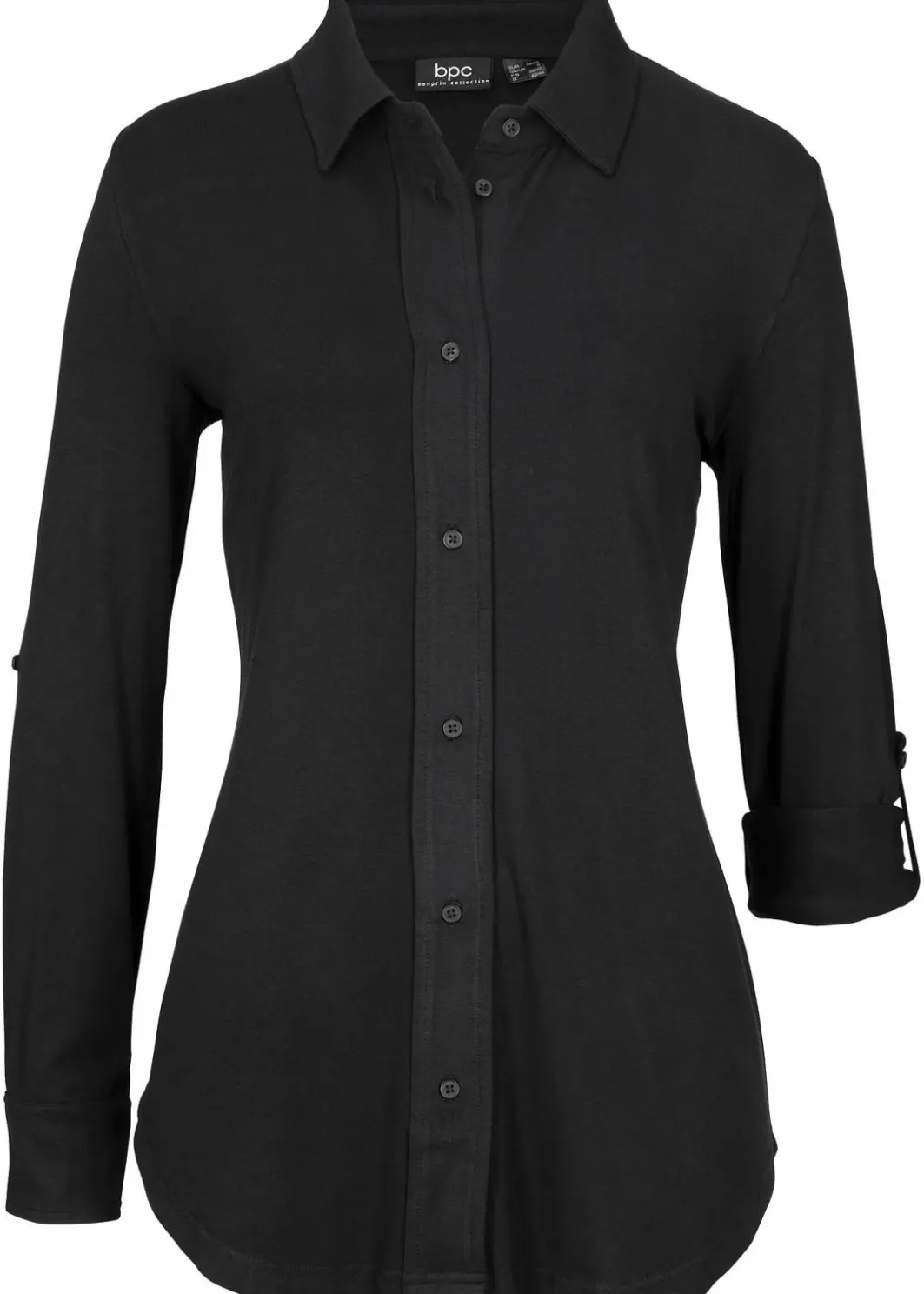 Sale Jersey-Shirtbluse, lang Damen Nachhaltigere Materialien|Shirts & Tops