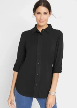 Sale Jersey-Shirtbluse, lang Damen Nachhaltigere Materialien|Shirts & Tops
