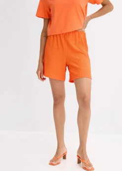 Damen bonprix Bekleidung·Outdoorbekleidung|Bekleidung·Kleider|Jersey-Shorts aus leichtem Crêpe