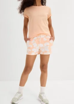 New Jersey-Shorts aus reiner Bio-Baumwolle Kinder Mädchen 9-16 Jahre·Shorts|Mädchen 2-8 Jahre·Nachhaltigere Materialien