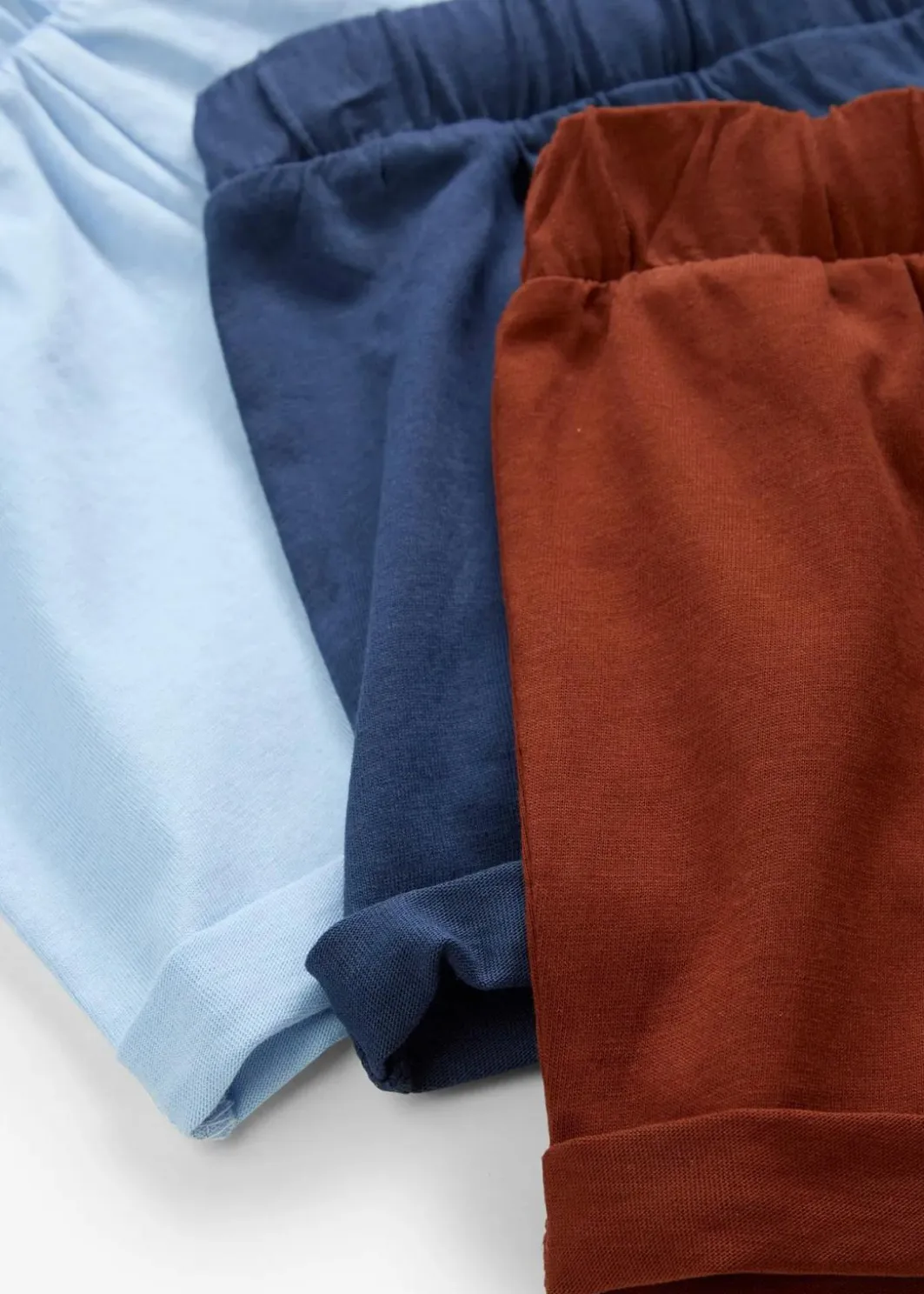 Best Jerseyshorts aus reiner Bio-Baumwolle (3er Pack) Kinder Mehrfachpacks|Hosen & Leggings