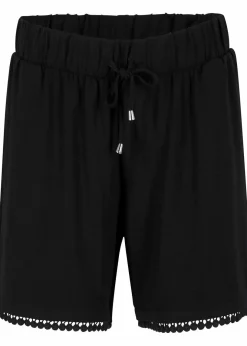 Discount Jerseyshorts mit Bequembund und Spitze aus Viskose-Mix Damen Bekleidung·Outdoorbekleidung|Bekleidung·Kleider
