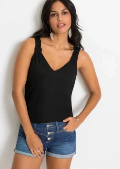 Sale Jersey-Top aus reiner Viskose Damen Shirts & Tops