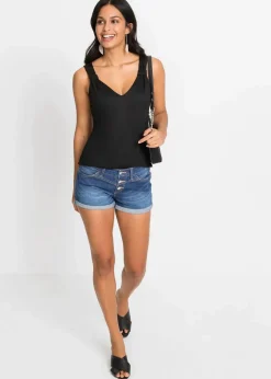Sale Jersey-Top aus reiner Viskose Damen Shirts & Tops
