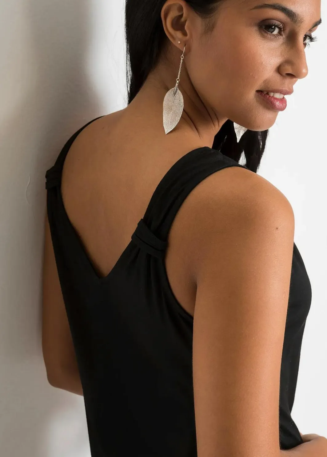 Sale Jersey-Top aus reiner Viskose Damen Shirts & Tops