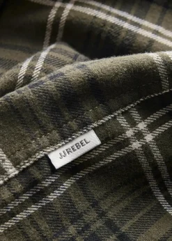 Hot JJ REBEL Flanellhemd aus reiner Baumwolle Herren Große Größen|Marken