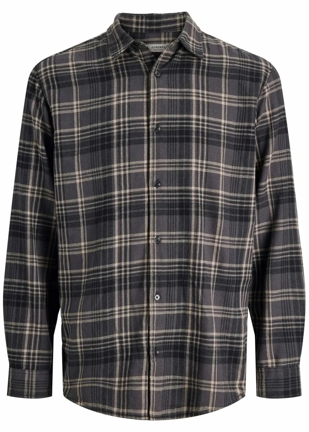 Herren J&J Rebel Hemden|Marken|JJ REBEL Flanellhemd aus reiner Baumwolle