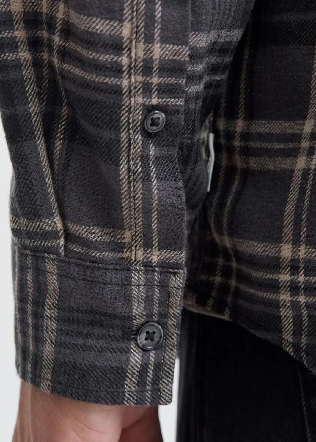 Herren J&J Rebel Hemden|Marken|JJ REBEL Flanellhemd aus reiner Baumwolle