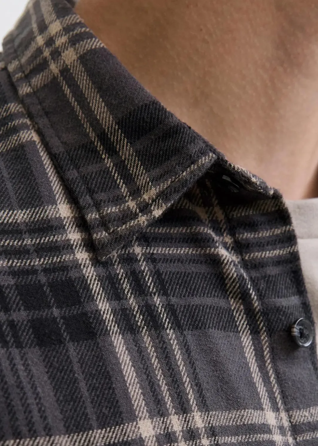 Herren J&J Rebel Hemden|Marken|JJ REBEL Flanellhemd aus reiner Baumwolle