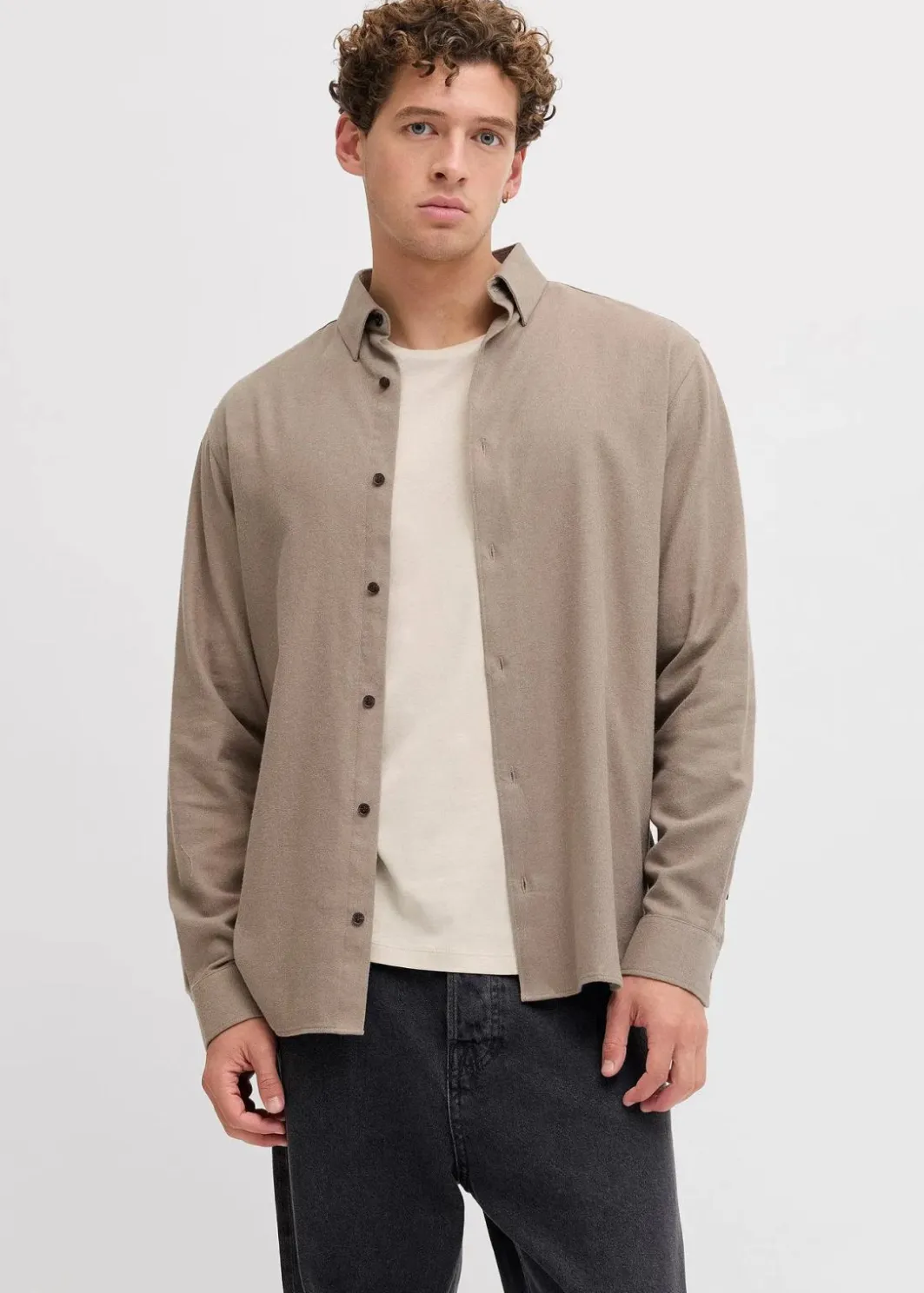 Herren J&J Rebel Hemden|Marken|JJ REBEL Flanellhemd aus reiner Baumwolle